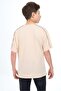 Boy's Printed Crew Neck Short Sleeve T-Shirt - Piped Detail - 5