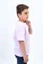Boy's Printed Crew Neck Short Sleeve T-Shirt - 4
