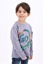 Boy's Printed Crew Neck Long Sleeve T-Shirt - 2