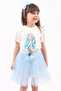 Girl's Blue Tutu Top and Bottom Set - 4