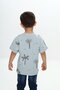 Boy's Printed Crew Neck Short Sleeve T-Shirt - Single Pocket - 3