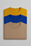 Men's Casual Basic Crew Neck 3-Piece Sweater