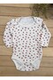 Baby Girl 2-Piece Set Strawberry Printed Long Sleeve Corded Fabric Snap Fastener Bodysuit - 3