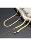 Steel Gold Color Snake Chain Necklace – Waterproof, Non-Tarnish, Stylish Everyday & Special Occasion Jewelry - 2