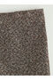 Gray Zippered Tweed Mini Pencil Skirt - 6