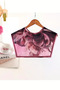 Luxury Watercolor Floral Pattern Romantic Shoulder Shawl |   Haute Couture Shoulder Scarf Collar - 2
