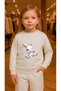 Team Sweatshirt Winking Rabbit Printed Girls Boys Crew Neck3 4-5-6-7-8-9-10-11-12Years - 2