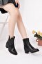 Genuine leather women's daily classic heeled boots dc9819 - 2