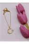 Stainless Steel, Zircon Stone, Moon-Star Necklace, Republic Collection - 2