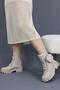 Women's Lace-Up Zippered Wallet Thick Sole Boots Winter Waterproof