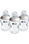 Baby Bottles, Natural Start Anti-Colic Baby Bottle with Slow Flow Breast-Like Teat, 260ml, 0m+, Self-Sterilising, Baby Feeding Essentials, Pack of 3