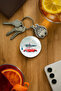Merry Christmas-New Year Bag Ornament Keychain Charm (1 Pcs) - 3