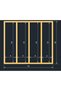 40X35 cm Multi-Compartment Wooden Spoon and Ladle Holder Set - Drawer Organizer - Wooden Organizer - 6