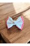 Large Size Embroidered Hair Clip for Babies with No Hair or Little Hair