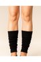 Aerobics Leggings 100% Acrylic Knitwear Knitted Leg Warmer Foot Warmer Black - 3