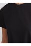 Two Mt Shop Quality Soulife Black Combed Cotton Plain Standard & Regular Short Sleeve Women's T-Shirt - 6