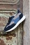 Zorro Navy Blue 100% Genuine Leather Men's Sneaker Shoes - 4