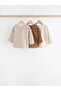 100% Cotton Neutral Milk Club Long Sleeve Baby T-Shirt 3-Pack - 2