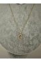 Steel g Letter Stone Necklace - 2