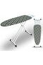 Ironing Board Portable Iron Board with Iron Rest, 36" x 13" (White Frame)