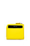 Women's Genuine Leather Yellow Card Holder - 2