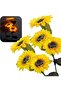 Solar SunFlower Lights Outdoor (2 Pack) Waterproof Solar Garden Lights IP65