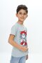 Boy's Printed Crew Neck Short Sleeve T-Shirt - 2