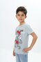 Boy's Printed Crew Neck Short Sleeve T-Shirt - 3