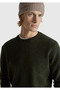 Men's black crew neck shetland sweater - 6