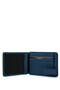 Men's Genuine Leather Navy Blue Card Holder - 3