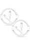 iPhone Fast Charger Lightning Cable [Apple MFi Certified] 2-Pack USB-C to Lightning Cable
