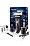 3 in 1 Portable EU Plug Electric Shaver, KM-6558