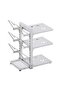 3-Tier Adjustable Pot and Pan Organizer Rack