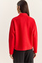 Women's Red Gold Button Detailed Pocketed Knitwear Cardigan Th251074 60283884 - 7