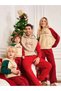 Unisex Two-Color Merry Christmas Print Family Matching Top and Bottom Set (Sizes Must Be Added Separately to the Cart) - 3