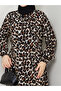 Leopard print plus size dress - 3