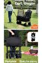 woodandgas outdoors Folding Trolley Cart Wagon, 150L, Black - 3
