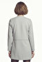 Women's Gray Waist-Stitched Long Jacket ARM-26K001017 - 4
