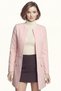 Women's Powder Waist Stitched Long Jacket Arm-26K001017 - 4