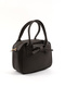Brown Color Shk217 Faux Leather with Bow, Single Compartment, Zipper, Column Strap, Hand, Arm and Shoulder Bag - 2