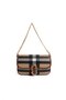 Beige - Tan Plaid Women's Shoulder Bag Sp1171 - 6