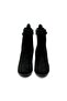 Buckle Zippered Rubber Sole Boots Z524 Suede Black C03 (Suede Black) - 3