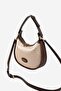 Nut - Brown Logo Women's Shoulder Bag Sp1263 - 5