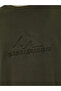 Men Olive Graphic Embossed Oversized T-Shirt - 4