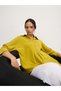 Citrine Green Pleat Detail Top with 3/4 Sleeves - 6