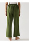 Green Relaxed Fit Knit Trousers - 3