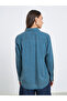Blue Long Sleeve Acid Wash Shirt - 4