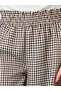 Girls Checkered Wide-Leg Trousers - 3