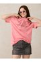 Pink Slogan Oversized T-Shirt - 2