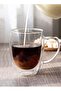 Double Wall Borosilicate Glass Coffee Mug with Handle 350ml - 2